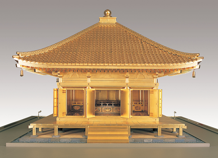 金色堂復元模型